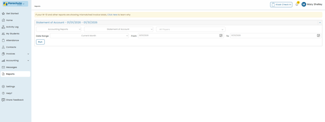 Statement of Account