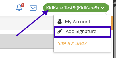 ICMK - Add Signature