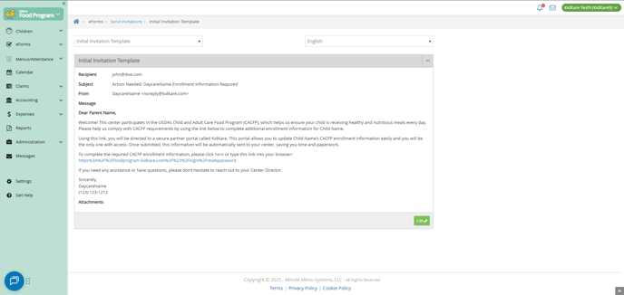 ICMK - Edit eForms Emails