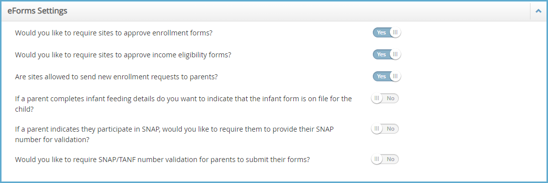 eForms Getting Started & Setup
