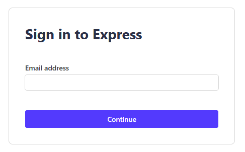 Express Sign In