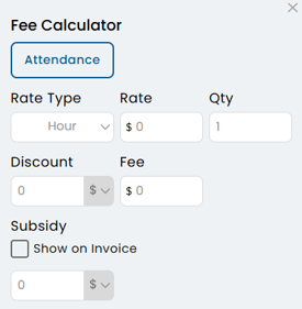 Fee Calculator