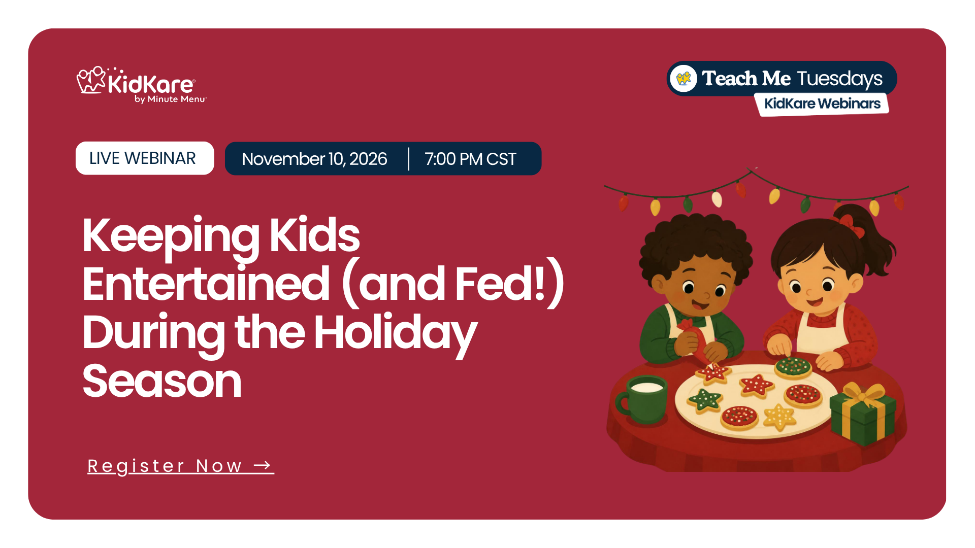 Keeping Kids Entertained (and Fed!) During the Holiday Season